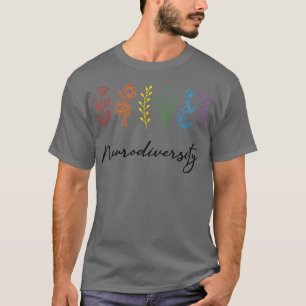 Foto van de ADHD Flo over de bewustmaking van de a T-shirt