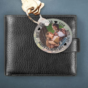 Foto van de allerbeste grootvader ooit Happy Fathe Sleutelhanger