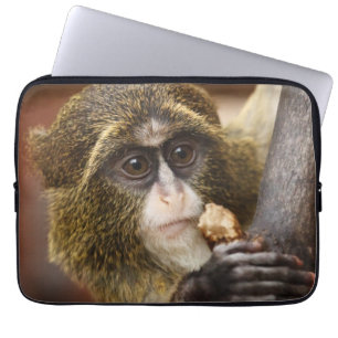 Foto van de apenklimboom laptop sleeve