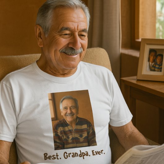 Foto van de beste opa-reeks t-shirt
