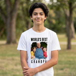 Foto van de Beste Opa ter Wereld T-shirt