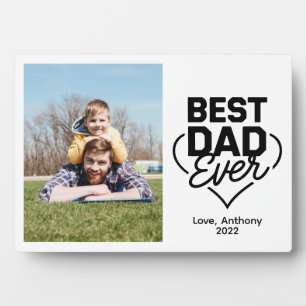 Foto van de beste papa ooit fotoplaat