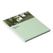 foto van de bosomgeving notitieblok (Schuin)