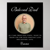 Foto van de Bride Gift Dank u Gift Poster (Voorkant)