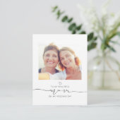 Foto van de Bride Wedding Morning Message (Staand voorkant)