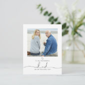 Foto van de Bride Wedding Morning Message (Staand voorkant)