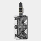 Foto van de Brooklyn Bridge in NYC Bagagelabel (Voorkant verticaal)