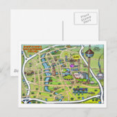 Foto van de Cartoon van San Antonio Briefkaart (Voorkant / Achterkant)