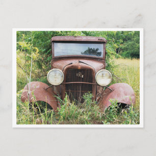 Foto van de Classic Car Rust Bucket Briefkaart