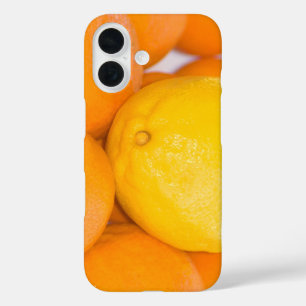 Foto van de close-up van Sinaasappel- en citrusvru iPhone 16 Hoesje