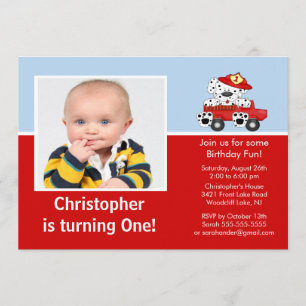 Foto van de Dalmatiaanse brandweerwagen Kaart