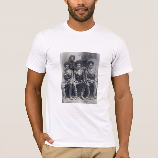  foto van de Ethiopische soldaten van het verzetsl T-shirt (Voorkant)