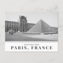 Foto van de Franse Vintage Louvre uit Parijs