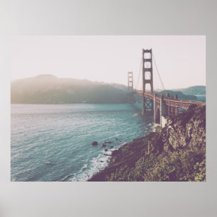 Foto van de Golden Gate Bridge in San Francisco Poster