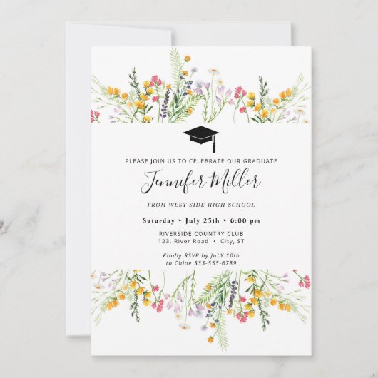 Foto van de Graduation Party Feestdagenkaart (Voorkant)