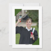 Foto van de Graduation Party Feestdagenkaart (Achterkant)