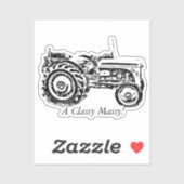 foto van de  Grijze gisttrekker Sticker (Vel)