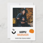 Foto van de "Happy Halloween"-serie Feestdagenkaart (Voorkant)