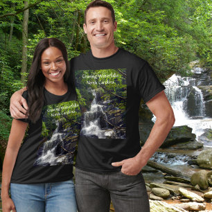 Foto van de jacht op watervallen North Carolina T-shirt