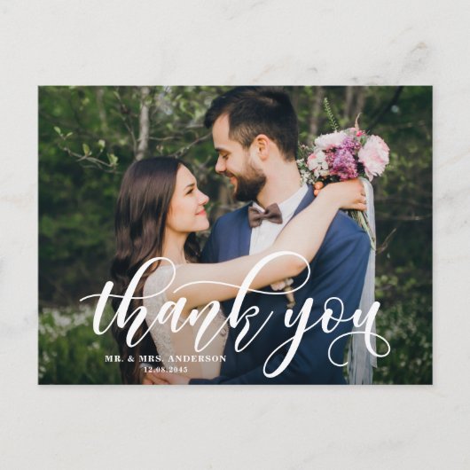 Foto van de liefdevolle moderne kalligrafie briefkaart (Voorkant)