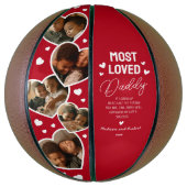 Foto van de meest geliefde vaders van papa bevesti basketbal (Verticaal)