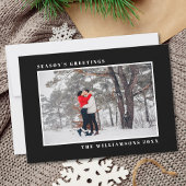 Foto van de moderne feestdag - zwarte Kaart