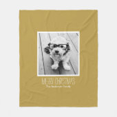 Foto van de moderne Gold Merry One Fleece Deken (Voorkant)