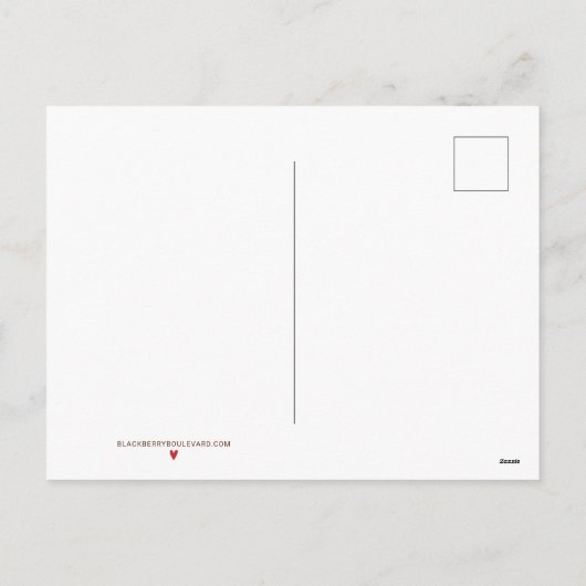 Foto van de moderne kerstfamilie feestdagenkaart (Achterkant)