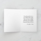 Foto van de moderne kerstfeestvreugde kaart (Binnen)