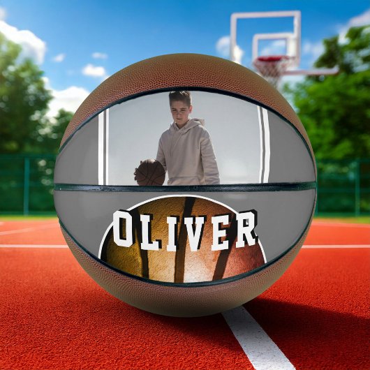 Foto van de moderne Metallic Oranje Basketbal