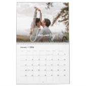 Foto van de Moderne Minimalistische Manuscript Kalender (Jan 2026)