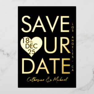 Foto van de moderne, minimalistische Trendy Social Folie Uitnodiging