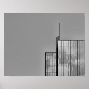 Foto van de moderne, moderne stedelijke architectu poster