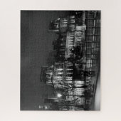 Foto van de moderne Parisiaanse nacht in de stad Legpuzzel (Verticaal)