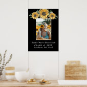 Foto van de moderne Rustic Black Afstuderen An Poster (Keuken)