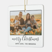 Foto van de moderne serie kerstmis keramisch ornament (Links)