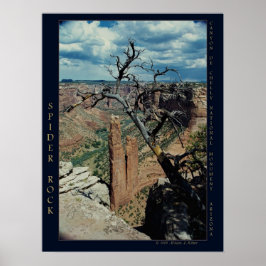 Foto van de natuur Spider Rock, Canyon de Chelly Poster