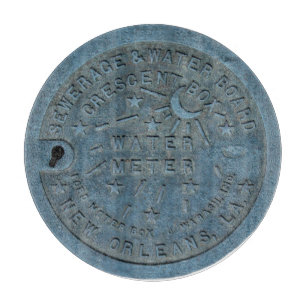 Foto van de New Orleans Water Meter Snijplank