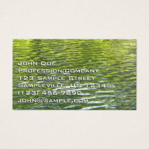 Foto van de Oak Creek Yellow en Green Natuur Visitekaartje