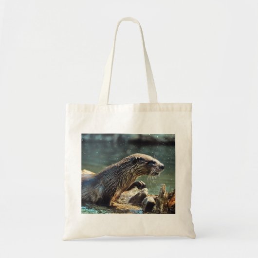 Foto van de Otter Animal-lover van het wild Tote Bag (Voorkant)