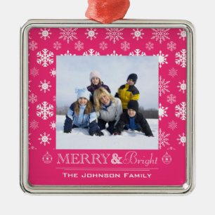 Foto van de prettige kerstfamilie ornament