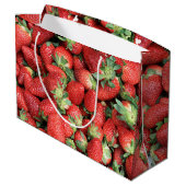 Foto van de Rode Juicy-aardbeien Groot Cadeauzakje (Achterkant Gekanteld)
