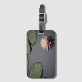 Foto van de roze waterLily Bagagelabel (Voorkant (verticaal))