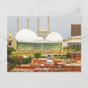 Foto van de stad Kansas City Tilt-Shift Briefkaart
