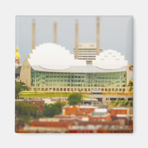 Foto van de stad Kansas City Tilt-Shift Magneet