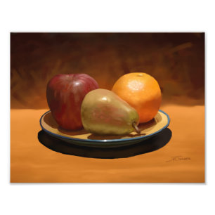 Foto van de "still Life Fruit Arrangement" Afdruk