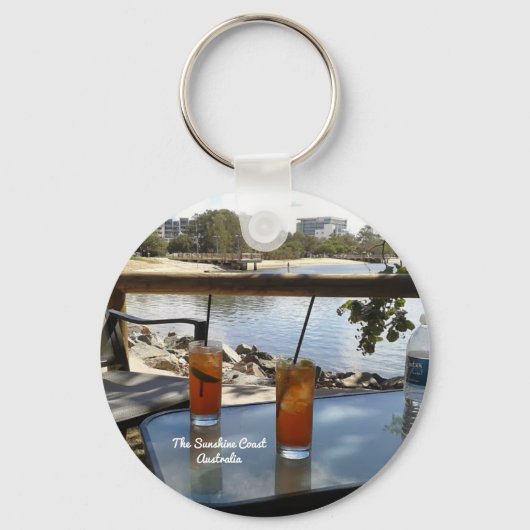 Foto van de Sunshine Coast Australia Sleutelhanger (Voorkant)