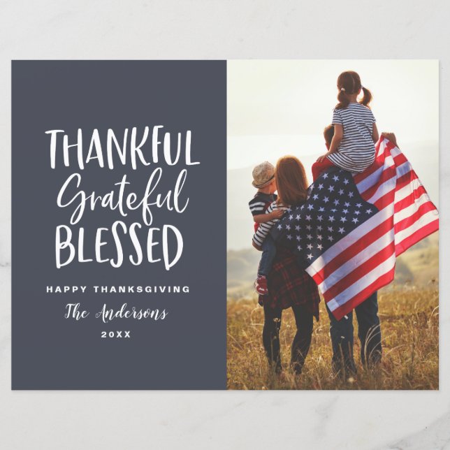 Foto van de Thanksgiving van dankbare, dankbaar bu (Voorkant)