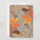 Foto van de Thanksgiving van de Deco-brochure van  Feestdagenkaart (Achterkant)