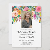 Foto van de viering van het leven kaart (Voorkant)